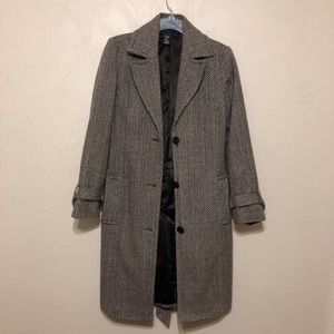 Herringbone Trench Coat